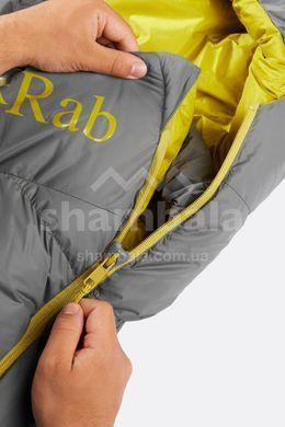 Спальний мішок Rab Ascent Pro 400 Regular, (-2&deg;C), 185 см - Left Zip, Granite (QSD-22-GRA-REG-LZ)