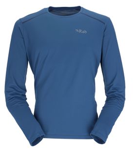 Футболка с длинным рукавом мужская Rab Force LS Tee, NIGHTFALL BLUE, L (821468949942)