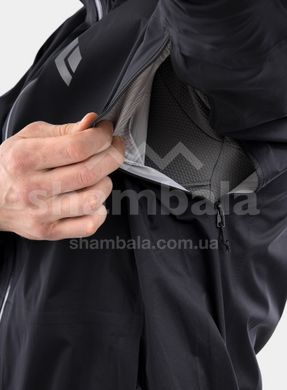 Мужская куртка Black Diamond Stormline Stretch Rain Shell, L - Black (BD CDT0.015-L)