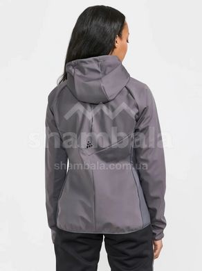 Мембранна жіноча куртка Craft Glide Hood Jacket W, Granite/Ash, XS (1909567)