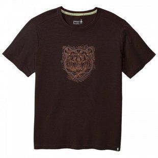 Футболка чоловіча Smartwool Merino 150 Le Tigre Tee Sumatra Brown, р. L (SW 16077.893-L)