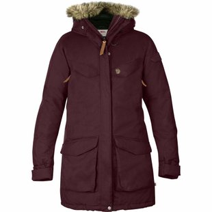 Міська жіноча тепла мембранна парка Fjallraven Nuuk Parka, L - Dark Garnet (89655.356.L) 2021