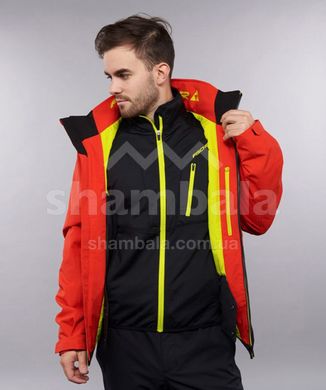 Горнолыжная детская теплая мембранная куртка Fischer Eisjoch Jr, 140, Black/Red (G78020)