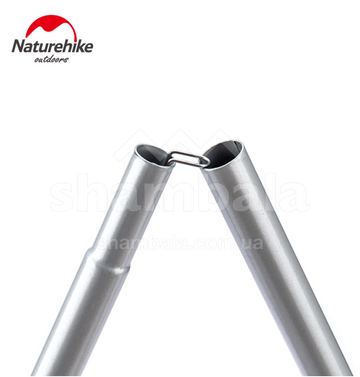 Стойки для тента Naturehike Steel poles Ø22 NH20PJ043, Silver (6927595763490)