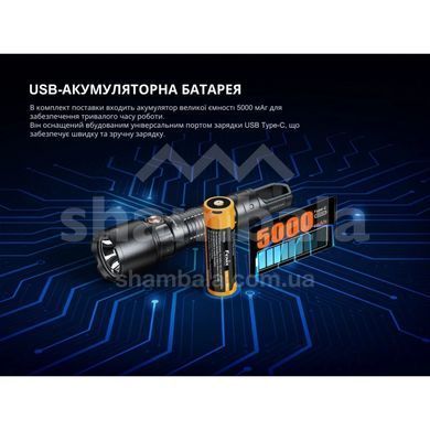 Фонарь ручной с магнитной зарядкой Fenix WF25RM (6942870311609)