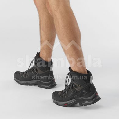 Черевики чоловічі Salomon Quest 4 GTX, Magnet/Black/Quarry, 44 (SLM s412926-9,5)