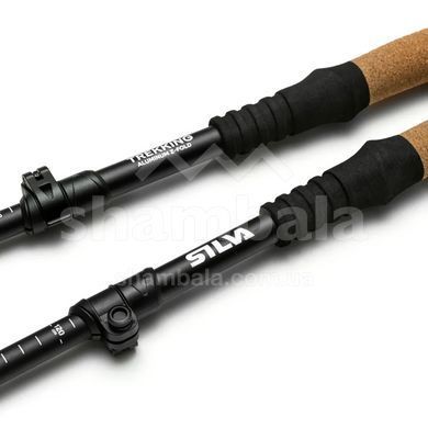Трекінгові палиці Silva Trekking Aluminium Z-fold, 115-135 см, Black (SLV 38455)