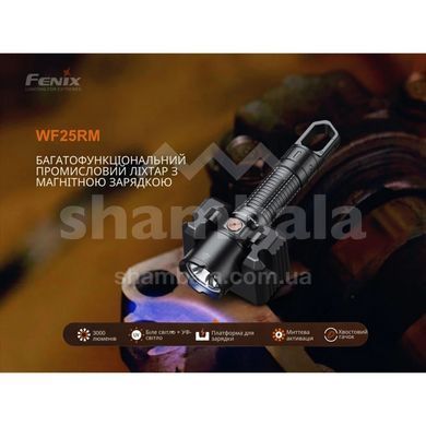 Фонарь ручной с магнитной зарядкой Fenix WF25RM (6942870311609)