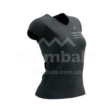 Футболка жіноча Compressport Performance SS Tshirt W - Black Edition 2023, Black/Whit, XS (AW00197L 910 0XS)