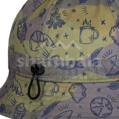 Панама детская (8-12) Buff Kids Bucket Hat, Camp Khaki (BU 120044.854.10.00)