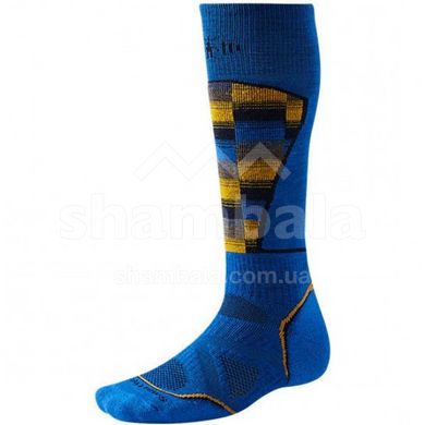 Шкарпетки чоловічі Smartwool PhD Ski Medium Pattern Bright Blue, р. L (SW SW018.378-L)