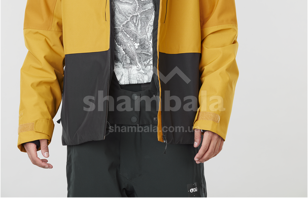 Горнолыжная мужская теплая мембранная куртка Picture Organic Picture Object 2022, р.L - Camel-Black (MVT345B-L)