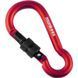 Карабін Munkees Pear with Screw Lock 7 мм x 70 мм, Red (6932057832478)