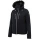 Горнолыжная женская теплая мембранная куртка Tenson Cybel W 2018, black, 36 (5012997-999-36)