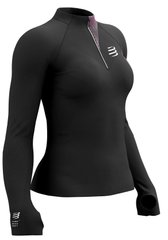 Жіночий джемпер з рукавом реглан Compressport Winter Trail Postural LS Top W, XS - Black (AW00116B 990 0XS)
