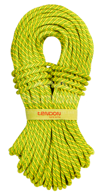Динамічна мотузка Tendon Ambition 9.8 STD, Yellow/Green, 50м (TND D098TR41S050C)