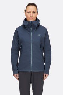 Мембранна куртка жіноча Rab Firewall Light Jacket Wmns, Tempest Blue, 10 (RB QWI-66-TMB-10)