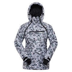 Гірськолижна жіноча тепла мембранна куртка Alpine Pro GHADA, White/Black, XS (LJCY547005PD XS)