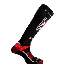 Шкарпетки Mund SNOWBOARD Black/Red, M (8424752452023)