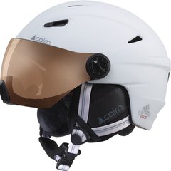 Шлем горнолыжный Cairn Electron Visor Photochromic, mat white, 57-58 (0605880-01-57-58)