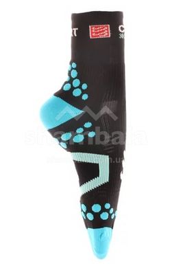 Шкарпетки Compressport Pro Racing socks V2.1 Run High, Black/Green, T1 (Old) (RSHV211-99GR-T1)
