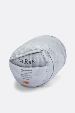 Килимок надувний Rab Ultrasphere 5, Regular, 183x51х8см, Dark Pewter (RV QMA-13-DPW-REG-REG)
