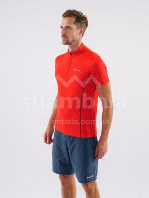 Футболка мужская Montane Dart Zip T-Shirt, Alpine Red, XXL (5056237053505)