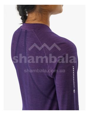 Женский джемпер с рукавом реглан Compressport Trail HZ LS Tshirt W, Purple, S (7630102585018)