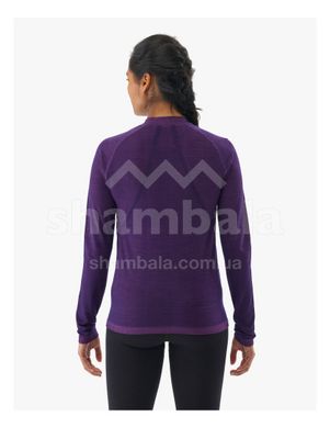 Женский джемпер с рукавом реглан Compressport Trail HZ LS Tshirt W, Purple, S (7630102585018)