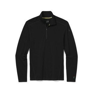 Термокофта чоловіча Smartwool Men's Merino 250 Baselayer 1/4 Zip Boxed, Black, S (SW SW016356.001-S)