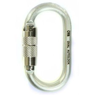 Сталевий карабін First Ascent Oval Autolock (FA 8009)