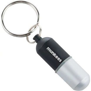 Брелок Munkees Waterproof Capsule, Small, Black (6932057836254)