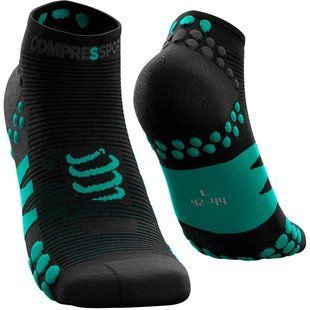 Шкарпетки Compressport Pro Racing Socks V3.0 Run Low - Black Edition 2021, Black, T1 (XU00043L 990 0T1)