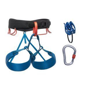 Страхувальний набір чоловічий Black Diamond Momentum Harness Packaging, Kingfisher, M (BD 6500154015MED1)