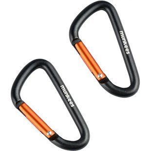 Карабін Munkees D 5 мм x 50 мм, пара, Black (6932057832058)