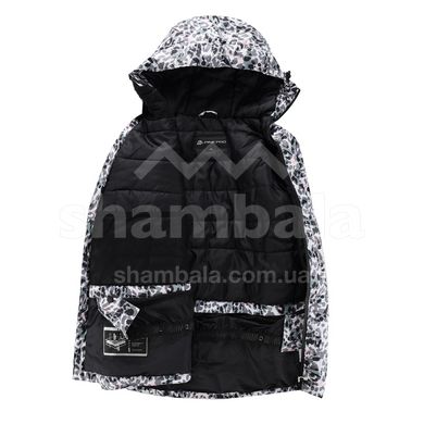 Горнолыжная женская теплая мембранная куртка Alpine Pro GHADA, White/Black, XS (LJCY547005PD XS)