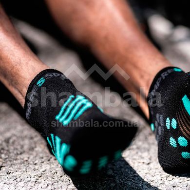 Шкарпетки Compressport Pro Racing Socks V3.0 Run Low - Black Edition 2021, Black, T1 (XU00043L 990 0T1)