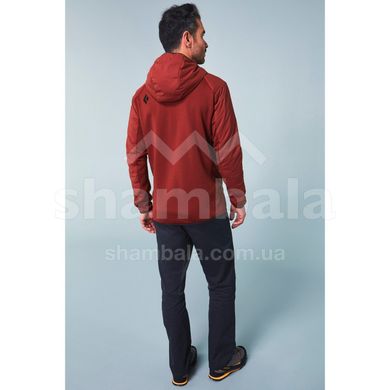Треккинговая мужская куртка Soft Shell Black Diamond First Light Hybrid Hoody, XL - Dark Crimson (BD OL096003XLG1)