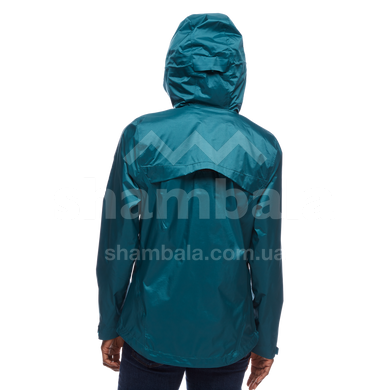 Мембранна жіноча куртка для трекінгу Black Diamond W Treeline Rain Shell, XL - Sea Pine (BD 7450093032XLG1)