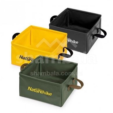 Складаний контейнер для води Naturehike Square Bucket NH19SJ007, 13л, Army Green (6927595739068)