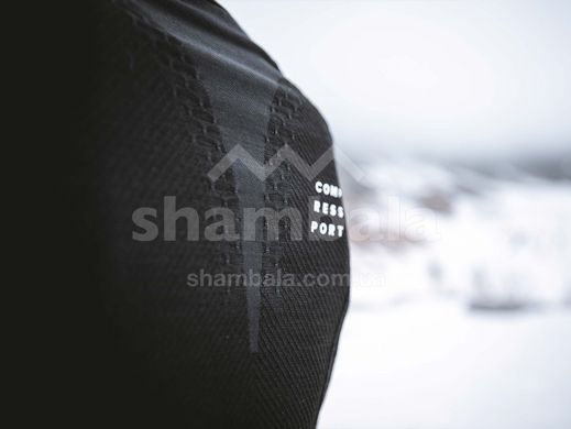 Жіночий джемпер з рукавом реглан Compressport Winter Trail Postural LS Top W, XS - Black (AW00116B 990 0XS)