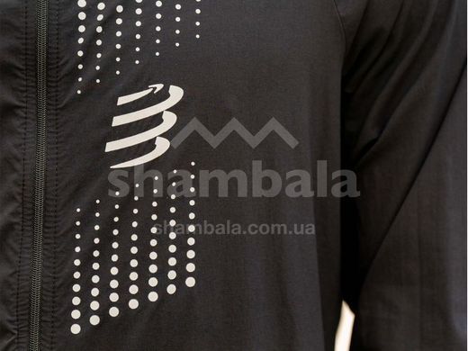 Чоловіча куртка Compressport Hurricane Windproof Jacket M, Black, M (CMS AM00165B 990 00M)