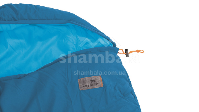 Спальный мешок Easy Camp Ellipse (6/1°C), 190 см - Right Zip, Lake Blue (5709388082732)