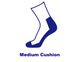 Туристичні шкарпетки Na Giean Medium Weight Crew, S (37-40), White (NGCM0001-S)