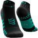 Шкарпетки Compressport Pro Racing Socks V3.0 Run Low - Black Edition 2021, Black, T1 (XU00043L 990 0T1)