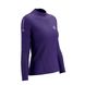 Жіночий джемпер з рукавом реглан Compressport Trail HZ LS Tshirt W, Purple, S (7630102585018)