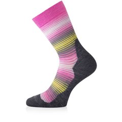 Термошкарпетки трекінгові Lasting WLG, Pink/Yellow, S (WLG-445S)