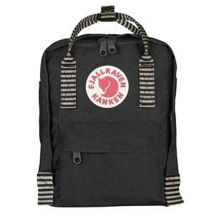 Рюкзак Fjallraven Kanken Mini 7, Black Striped (FJVN 23561.550-901)