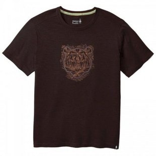 Футболка чоловіча Smartwool Merino 150 Le Tigre Tee Sumatra Brown, р. S (SW 16077.893-S)