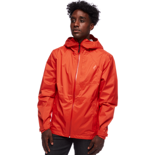 Мембранная мужская куртка для треккинга Black Diamond M Treeline Rain Shell, L - Octane (BD 7450088001LRG1)